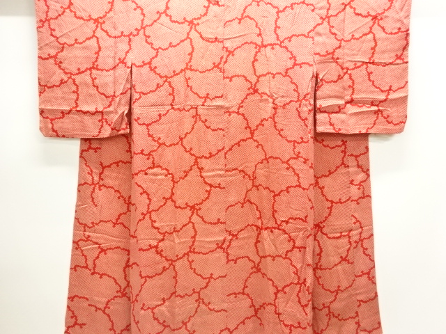 JAPANESE KIMONO / ANTIQUE HITOE JUBAN / SNOWFLAKE